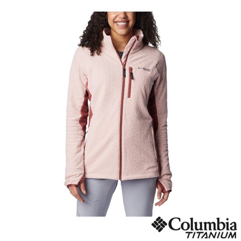 Columbia 哥倫比亞 女款 - Titan Pass™ 柔暖快排刷毛外套-淺粉色 UAR47000LK-HF