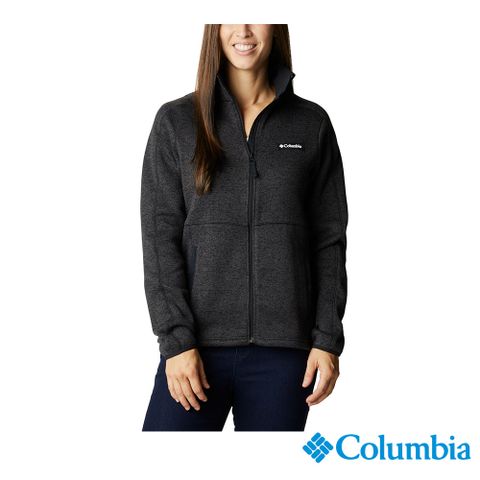 Columbia 哥倫比亞 女款 - W Sweater Weather™ 快排刷毛外套-黑色 UAR05690BK-HF