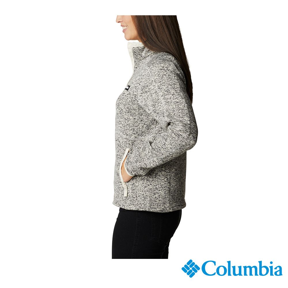 Columbia 哥倫比亞   女款 - W Sweater Weather 快排刷毛外套-花灰色 UAR05690HG-HF