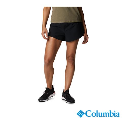 Columbia哥倫比亞 女款-快排短褲-黑色 UAK96390BK