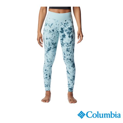 Columbia 哥倫比亞 女款 - W Omni-Heat™ Infinity 極暖快排內著長褲-綠色印花 UAR48880GV-HF