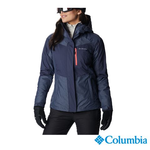 Columbia 哥倫比亞 女款-Omni-TECH™防水保暖外套-深藍 UWL09760NY /FW22