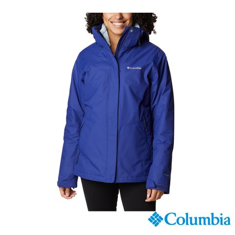 Columbia哥倫比亞 女款- 兩件式 Omni-Tech 防水保暖刷毛外套-靛藍 UWR09190KF / FW22