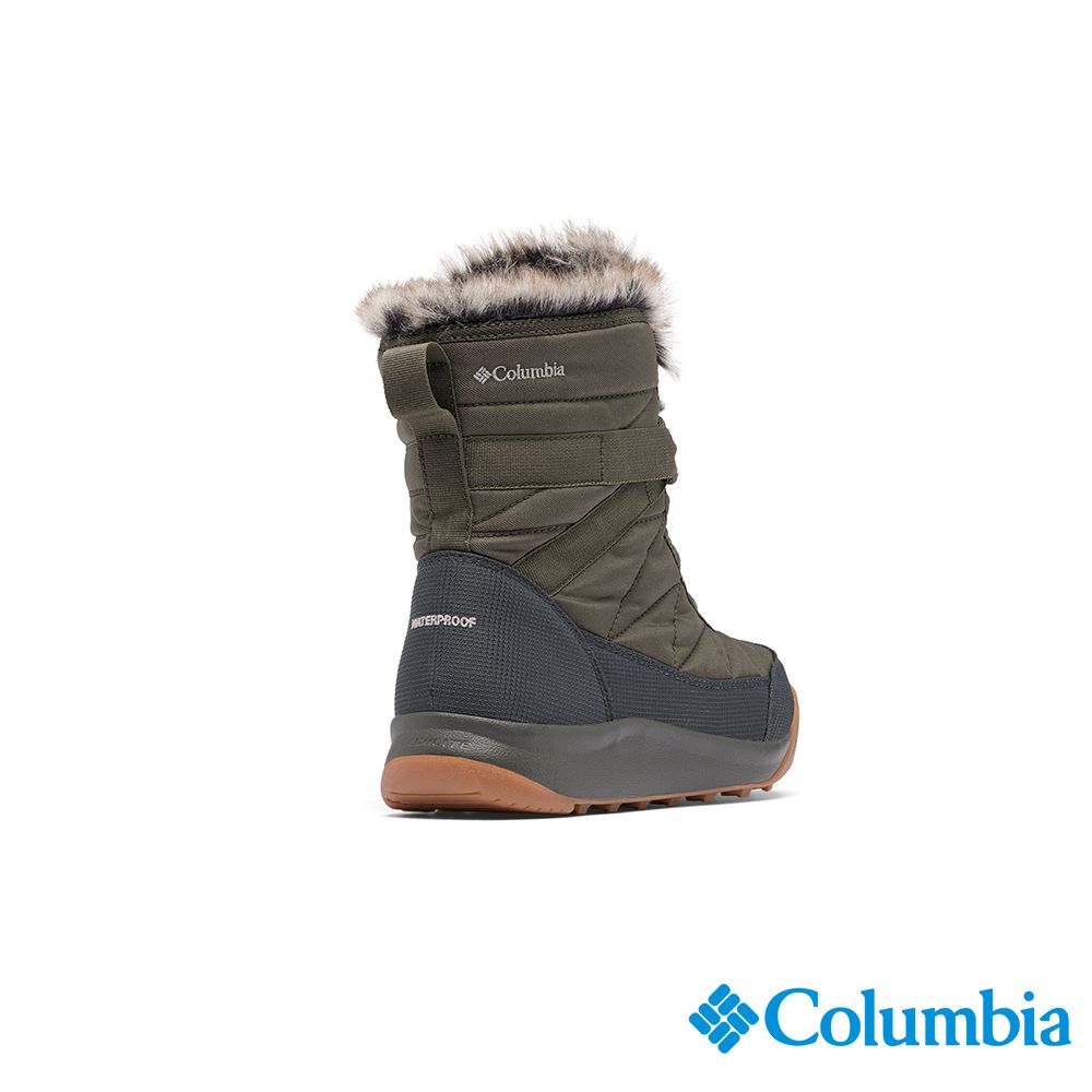 Columbia 哥倫比亞 女款 保暖防水中筒雪靴-軍綠 UBL09260AG/IF