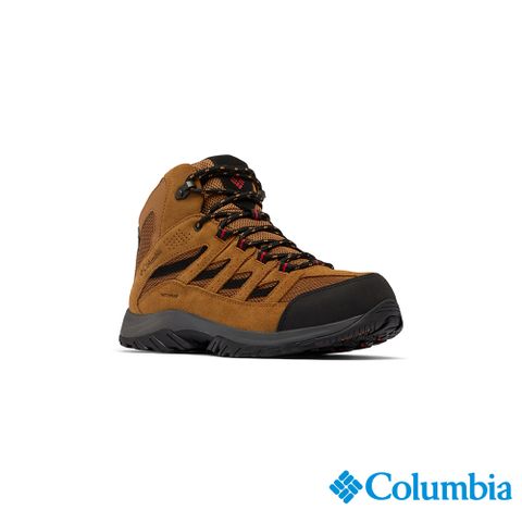 Columbia 哥倫比亞 男款- 防水高筒登山鞋(寬楦)-棕色 UBI06520BN/JS