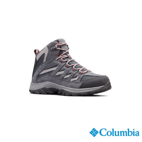 Columbia 哥倫比亞 女款- Omni-Tech 防水高筒登山鞋-淺灰 UBL53710LY (2023春夏)