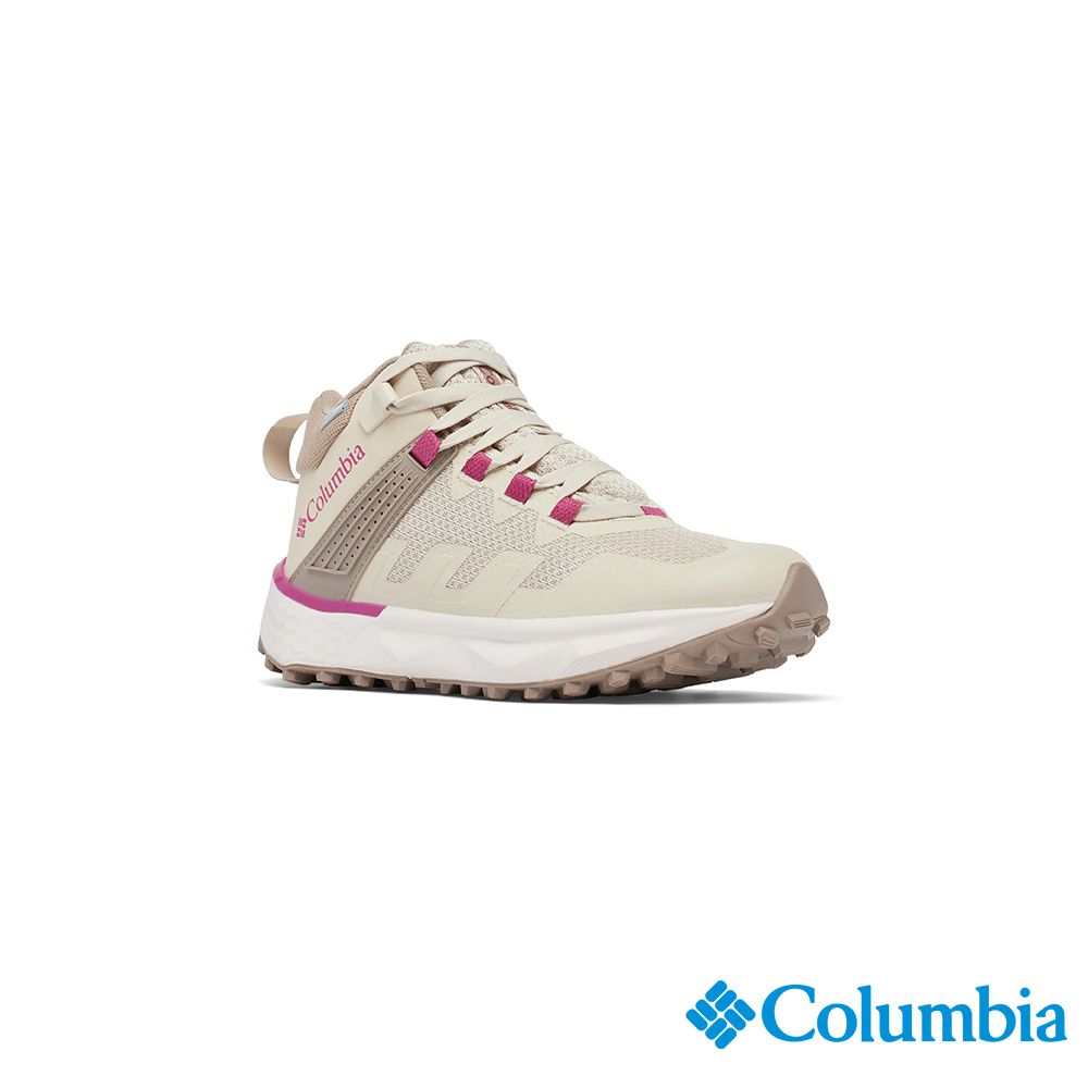 Columbia 哥倫比亞   女款- Outdry防水高筒超彈力健走鞋-卡其色 UBL76150KI (2024春夏)