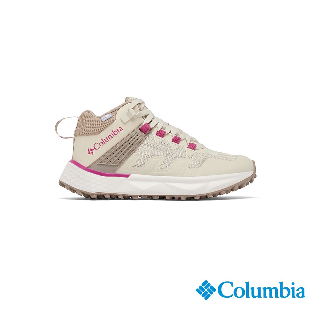 Columbia 哥倫比亞   女款- Outdry防水高筒超彈力健走鞋-卡其色 UBL76150KI (2024春夏)