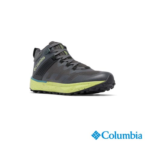 Columbia哥倫比亞 男款- OutDry防水高筒超彈力健走鞋-深灰色 UBM76150DY (2024春夏)