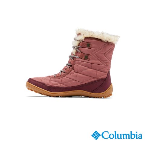 Columbia 哥倫比亞 女款 - MINX™ SHORTY III 蓄熱防水高筒雪靴-甜菜根紅 UBL59610IU-HF