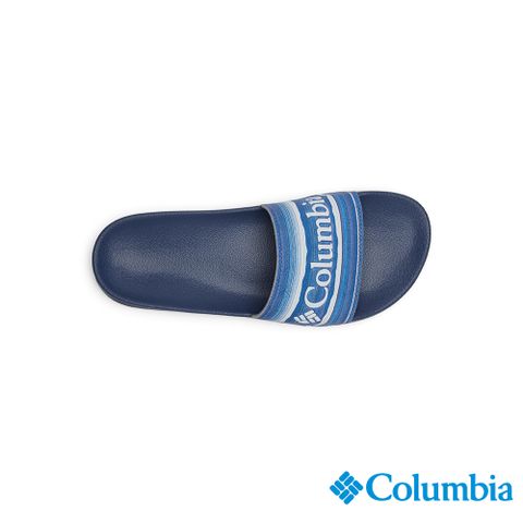 Columbia哥倫比亞 男款-LOGO拖鞋-墨藍 UBM01660IB (2023春夏)