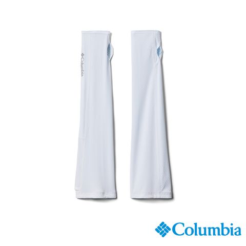 Columbia 哥倫比亞 中性- 防曬UPF50涼感快排袖套-白色 UCU11000WT/JS
