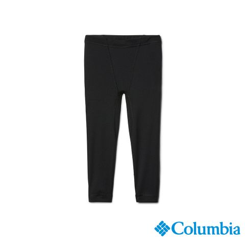 Columbia 哥倫比亞 童款-保暖快排內著長褲-黑色 UAY80350BK / FW22