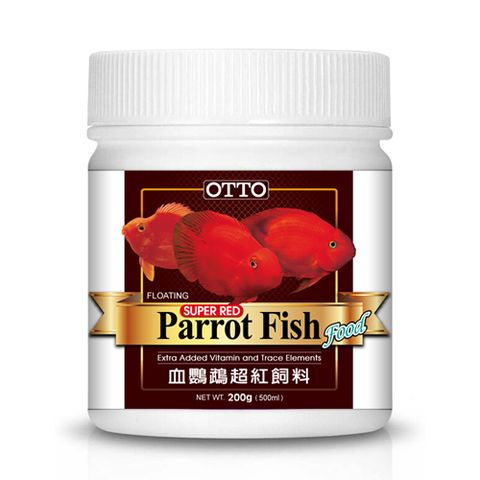 OTTO 奧圖 -血鸚鵡超紅飼料200g(500ml)