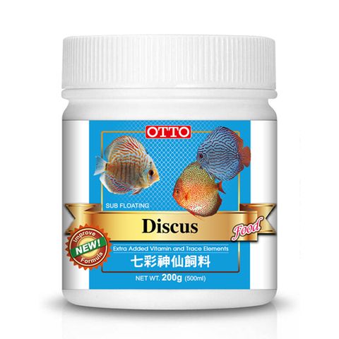 OTTO 奧圖 -七彩神仙飼料 200g(500ml)