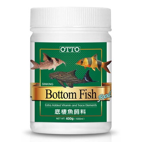 OTTO 奧圖 -底棲魚飼料 400g(1000ml)