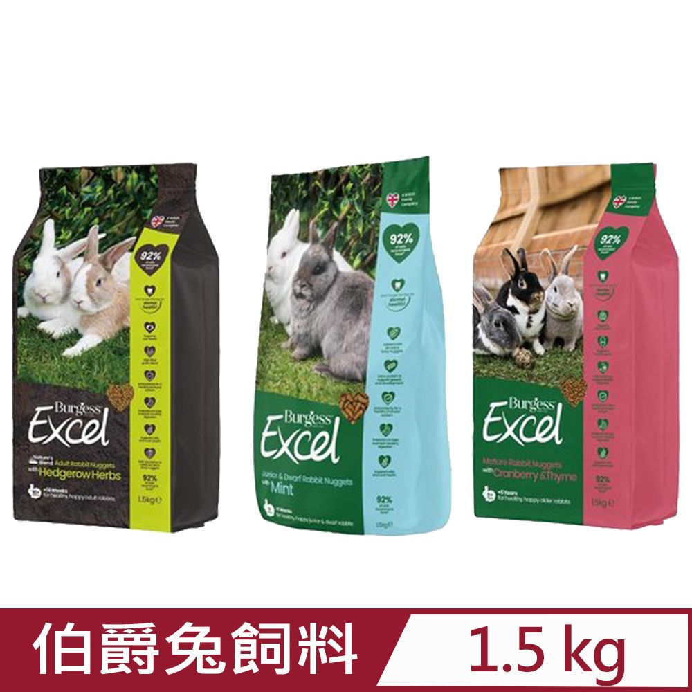 Burgess 伯爵 英國兔飼料 1.5kg