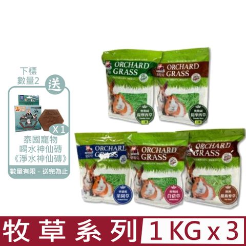 【3入組】MJ萌洲聰明兔-天然牧草系列 1kg