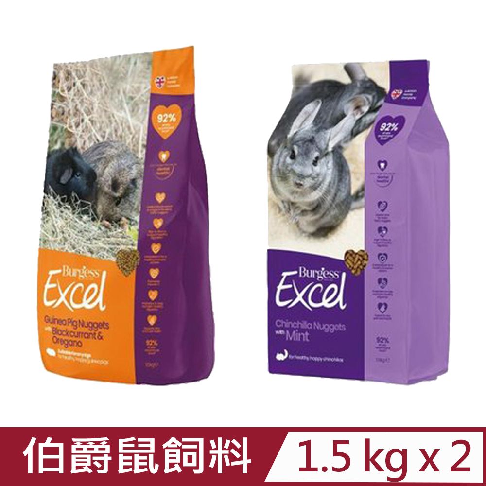 Burgess 伯爵 【2入組】英國鼠飼料 1.5kg