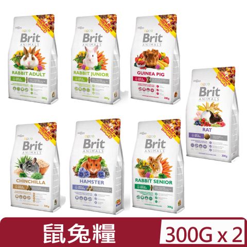 Brit 咘莉 【2入組】-優質鼠/兔糧 300g