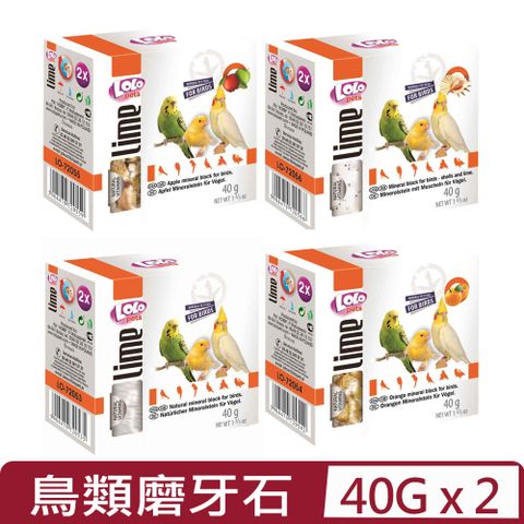 【2入組】歐洲LOLO- 鳥類礦物質磨牙石系列 40g