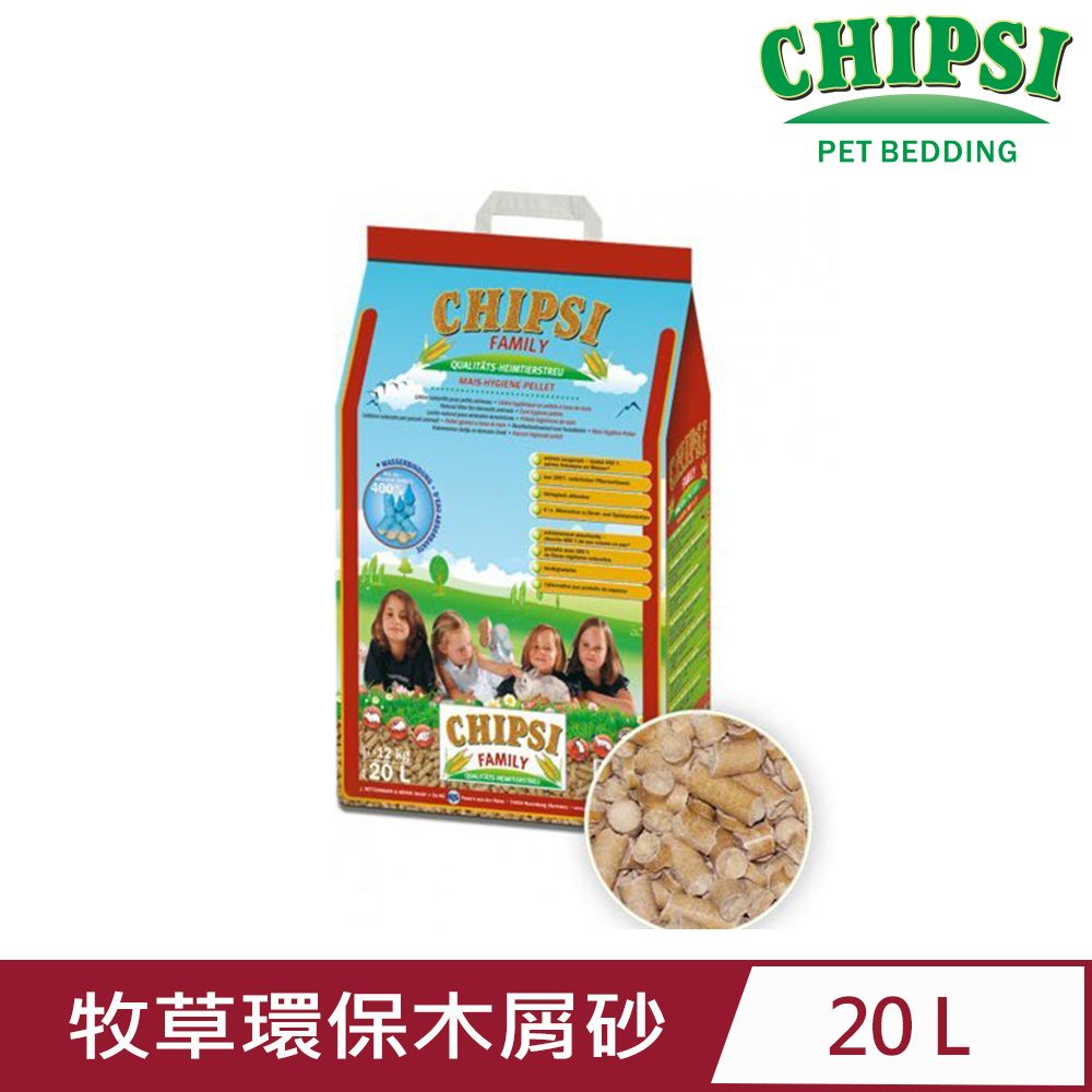 CHIPSI JRS德國-牧草環保木屑砂 20L (J24)