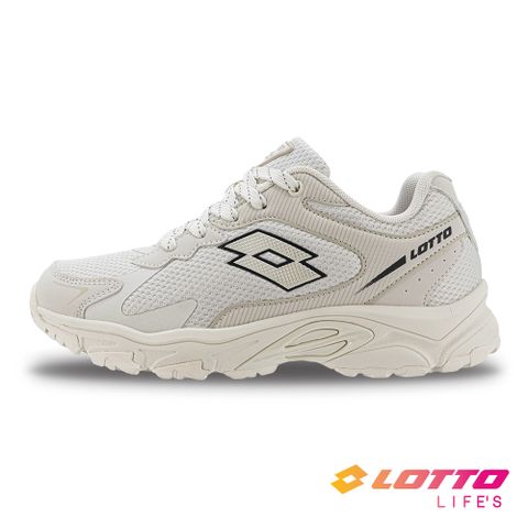 【LOTTO 義大利】女  ROCKY 防潑水越野跑鞋(米白)