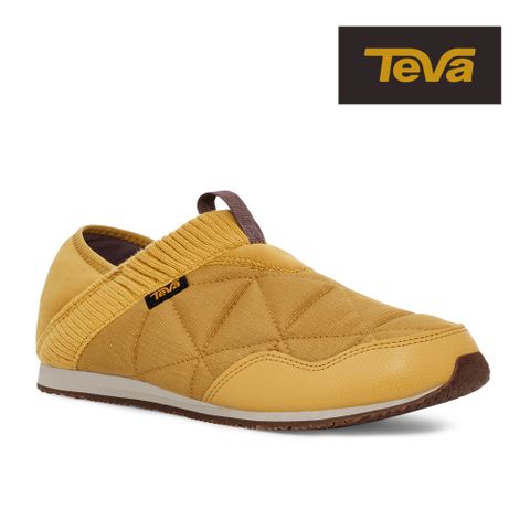 TEVA休閒風【TEVA】原廠貨 男 ReEmber 兩穿式防潑水菠蘿麵包鞋/休閒鞋/懶人鞋(蘇玳黃-TV1125472STRN)