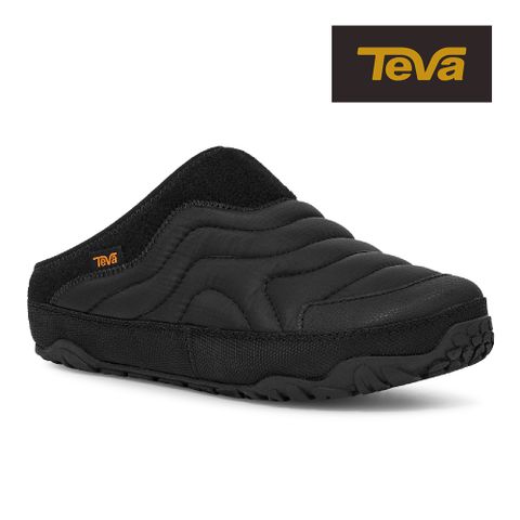 TEVA經典暢銷【TEVA】原廠貨 男/女/中性 ReEmber Terrain 防潑水菠蘿麵包鞋/穆勒鞋/休閒鞋/懶人鞋(黑色-TV1129582BLK)