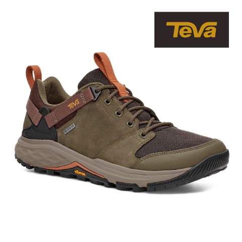 TEVA 原廠貨 男 Grandview GTX Low 低筒防水黃金大底郊山鞋/登山鞋(雨林棕/深橄欖-TV1134094RBDO)