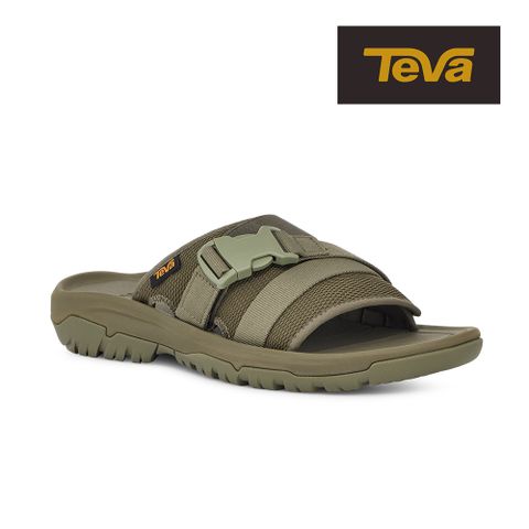 TEVA 經典暢銷【TEVA】男拖鞋 運動拖鞋/水鞋/雨鞋 Hurricane Verge Slide 原廠 (橄欖色-TV1136230OLV)