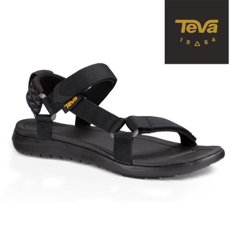 TEVA換季優惠【TEVA】原廠貨 女 Sanborn Universal 輕量織帶涼鞋/雨鞋/水鞋(黑-TV1015160BLK)