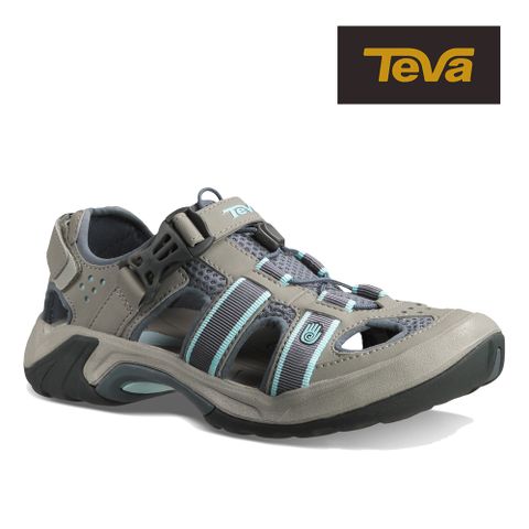 TEVA 經典暢銷【TEVA】原廠貨 女 Omnium W 護趾水陸機能涼鞋/雨鞋/水鞋(暗藍灰-TV6154SLA)