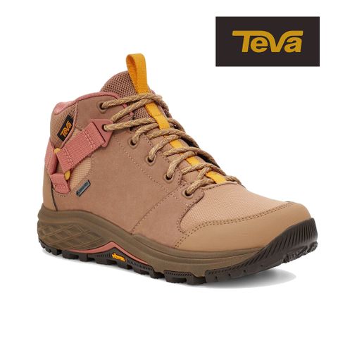 TEVA 經典暢銷【TEVA】原廠貨 女 Grandview GTX 高筒防水黃金大底郊山鞋/登山鞋(沙丘色-TV1106832SDDN)