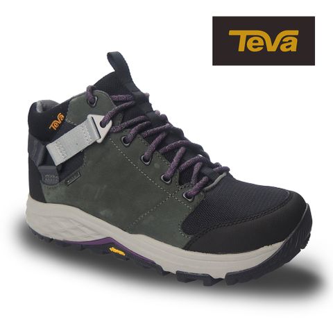TEVA 經典暢銷【TEVA】原廠貨 女 Grandview GTX 高筒防水黃金大底郊山鞋/登山鞋(深灰色-TV1106832DKSW)