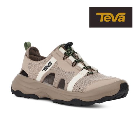 TEVA 經典暢銷【TEVA】原廠貨 女 Outflow CT 水陸兩棲護趾涼鞋/雨鞋/水鞋(羽毛灰/沙漠灰褐色-TV1134364FGDT)