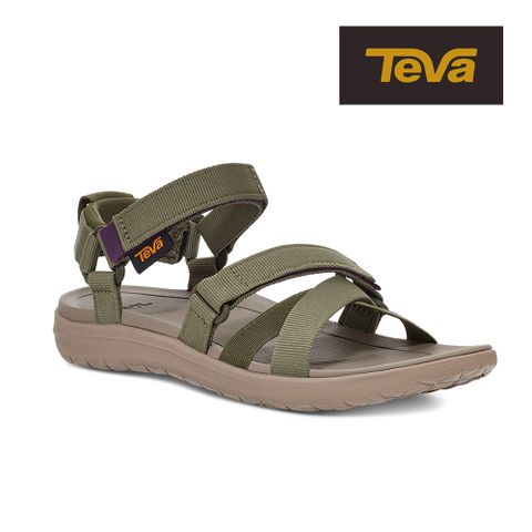 TEVA 經典暢銷【TEVA】女涼鞋 輕量織帶運動涼鞋/雨鞋/水鞋 Sanborn Mia 原廠 (橄欖綠-TV1116650OBNC)