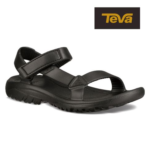 TEVA 經典暢銷【TEVA】女涼鞋 寬楦 水陸輕量涼鞋/雨鞋/水鞋/沙灘鞋 Hurricane Drift 原廠 (黑色-TV1124070BCBK)