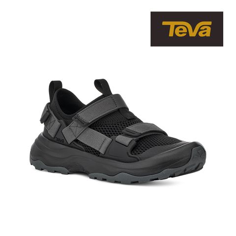 TEVA 經典暢銷【TEVA】女護趾涼鞋 水陸兩棲護趾運動涼鞋/雨鞋/水鞋 Outflow Universal 原廠 (黑色-TV1136310BLK)