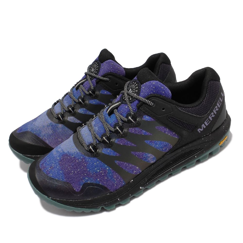 Merrell  慢跑鞋 Nova 2 Night Sky 反光 男鞋 可拆式鞋墊 彈性 透氣 耐磨 黃金大底 黑 藍 ML067021 ML067021