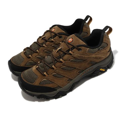 Merrell 越野鞋 Moab 3 GTX 男鞋 咖啡色 黑 防水 登山 耐磨 黃金大底 戶外 真皮 ML036257