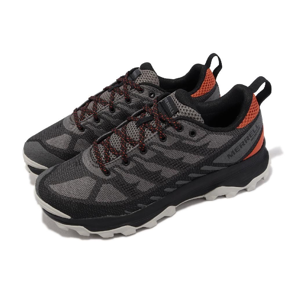 Merrell  登山鞋 Speed ECO WP 男鞋 灰 黑 戶外 防水 健行 溯溪 耐磨 抓地  ML036999