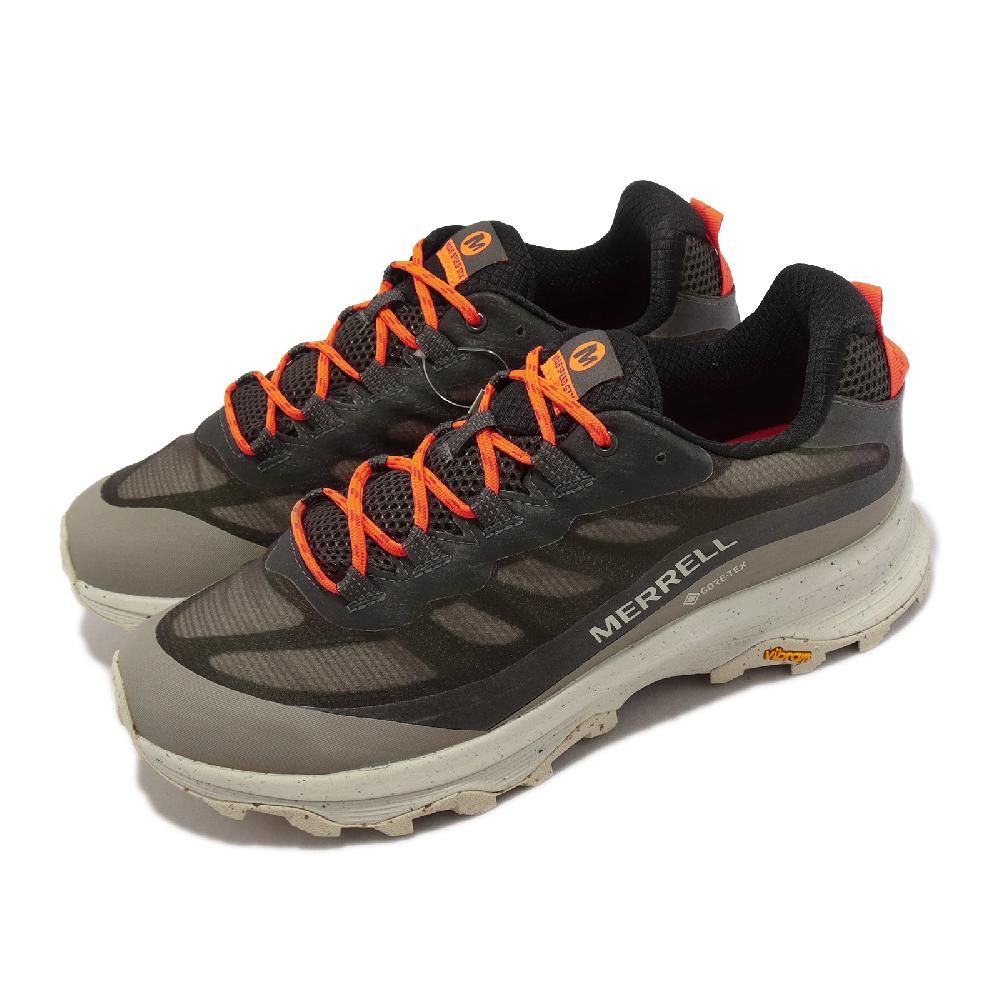 Merrell  戶外鞋 Moab Speed GTX 男鞋 卡其 灰 防水 Vibram 黃金大底 郊山 ML067507