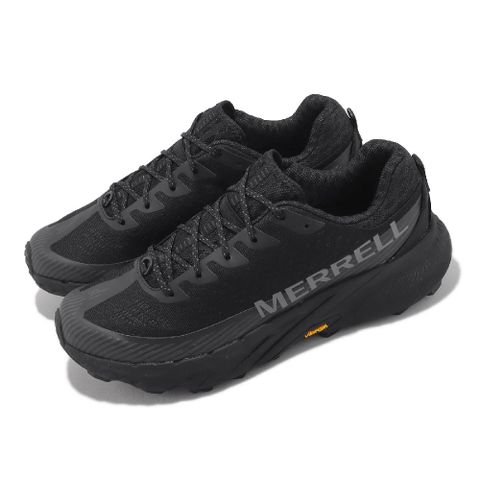 Merrell 邁樂 戶外鞋 Agility Peak 5 男鞋 黑 全黑 黃金大底 郊山 越野 登山 ML068045