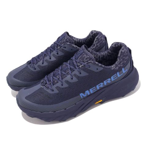 Merrell 邁樂 戶外鞋 Agility Peak 5 男鞋 深藍 透氣 黃金大底 郊山 登山 越野 ML067761