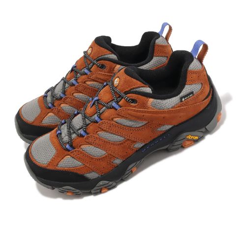 Merrell 邁樂 戶外鞋 Moab 3 GTX 男鞋 棕 灰 防水 黃金大底 真皮 越野 郊山 避震 支撐 登山鞋 ML037275