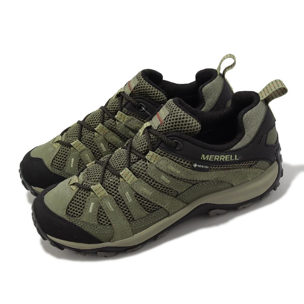 Merrell 邁樂  邁樂 登山鞋 Alverstone 2 GTX 男鞋 綠 黑 防水 越野 戶外 郊山 ML037321