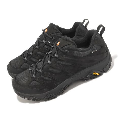 Merrell 邁樂 登山鞋 Moab 3 Smooth GTX 男鞋 防水 黑 珠面皮 郊山 越野 戶外 ML036361