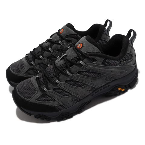 Merrell 戶外鞋 Moab 3 GTX 男鞋 灰 黑 防水 避震 Vibram 登山 郊山 ML035799