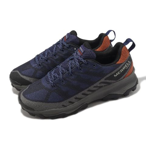 Merrell 邁樂 戶外鞋 Speed ECO WP 防水鞋面 男鞋 深藍 郊山 越野 登山 健行 ML037437